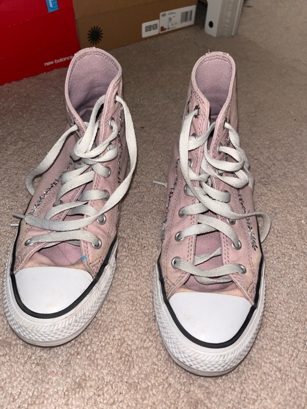 Flower Pink Converse - Picture 2 of 5